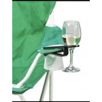 Support à verre de vin pour chaise extérieur (Winehooke noir)